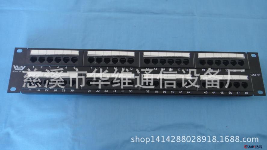 大唐款中性包装24口六类网络配线架及Cat6信息模块插座 高密度布线优选方案